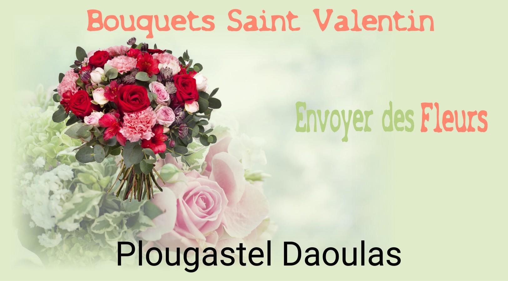 Roses de Saint-Valentin livrées à Plougastel-Daoulas